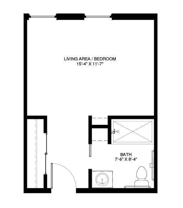 Floor Plan - Studio 1